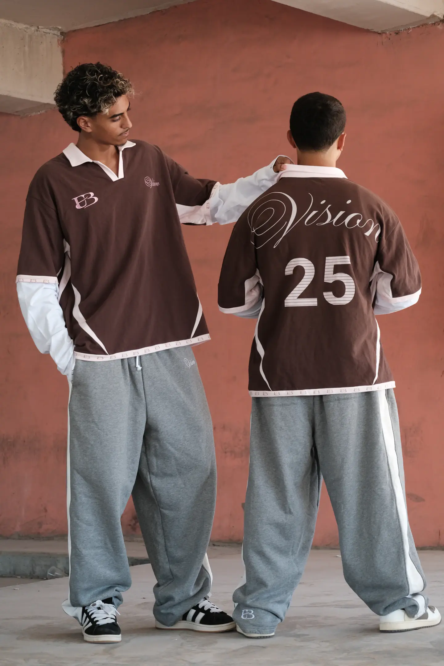 Two EYEBREED models wearing the Vision of Life collection